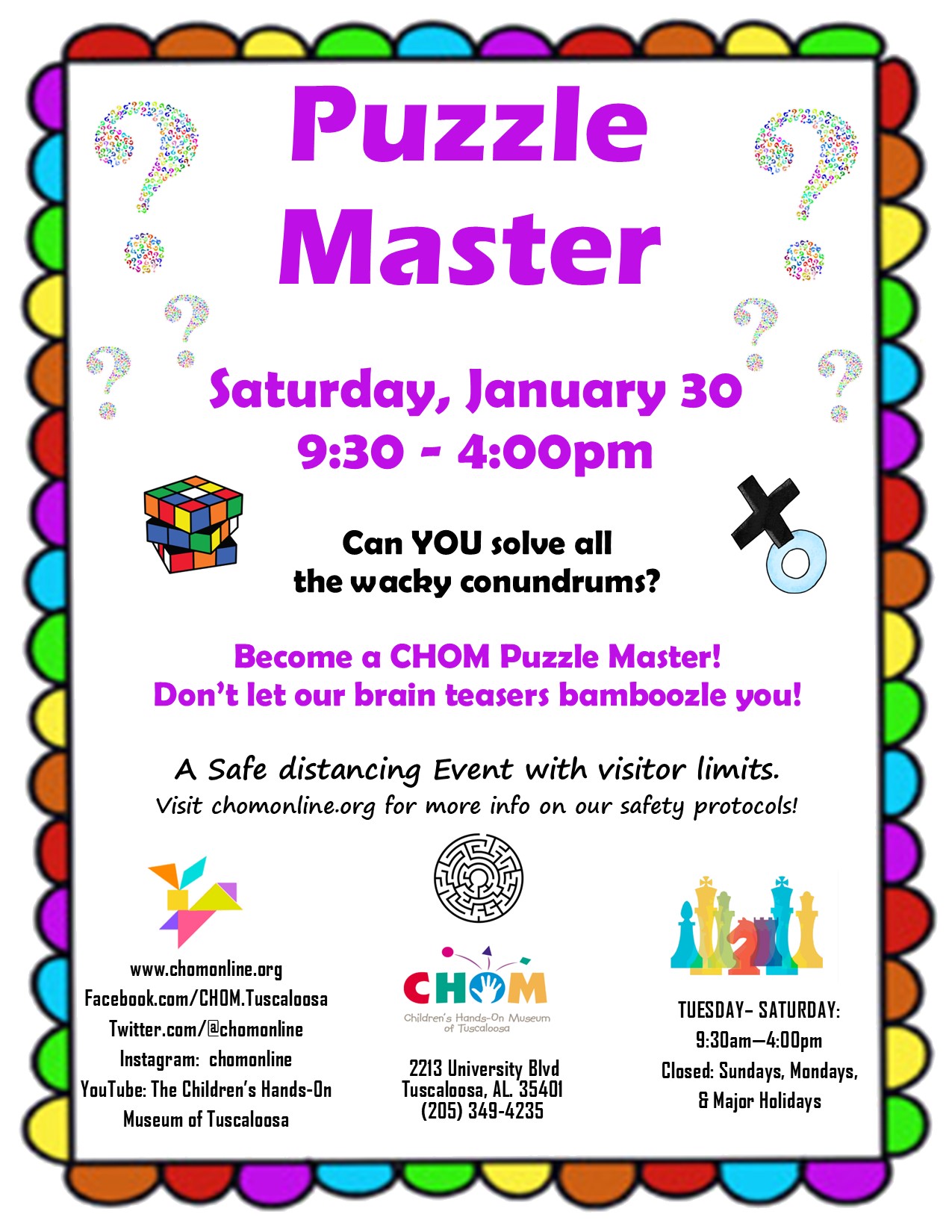 Puzzle Master at CHOM!